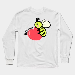 Cute valentine day, bee my valentine Long Sleeve T-Shirt